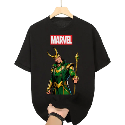 Marvel Loki Graphic T - Shirt - Channel the Mischievous Charm of the God of Mischief!