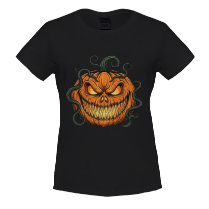 Scary Halloween Pumpkin Graphic Tee