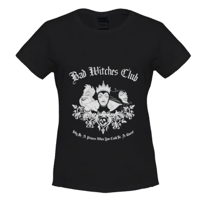 Disney Villains Bad Witches Club Group Shot Vintage T-Shirt