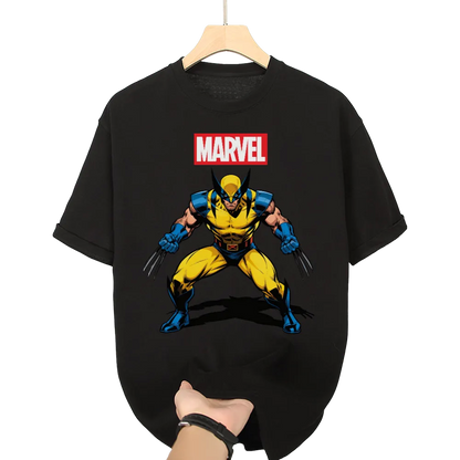 Marvel Wolverine Graphic T - Shirt - Unleash the Adamantium Fury!