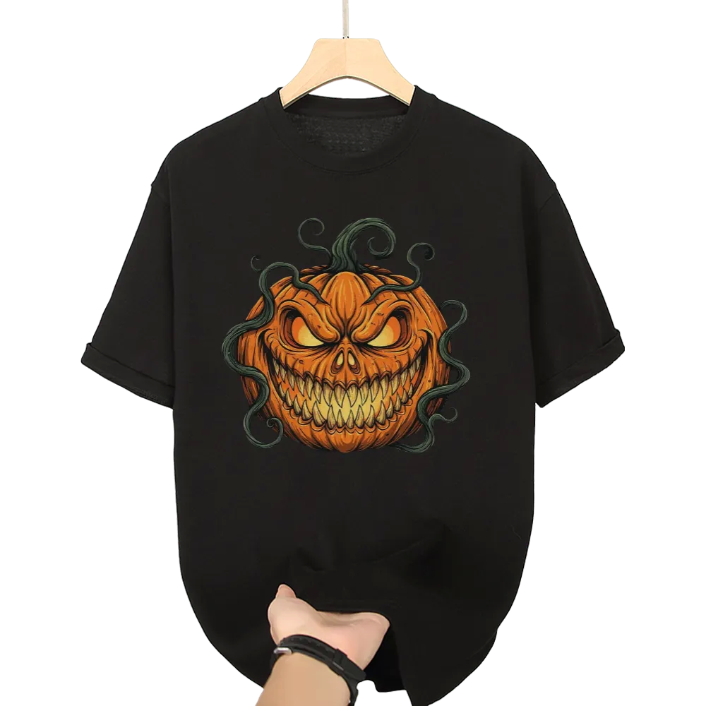 Scary Halloween Pumpkin Graphic Tee