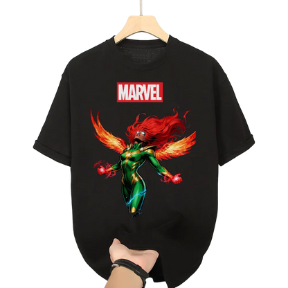 Marvel Phoenix Force Jean Grey Graphic Tee - Unleash the Cosmic Power!