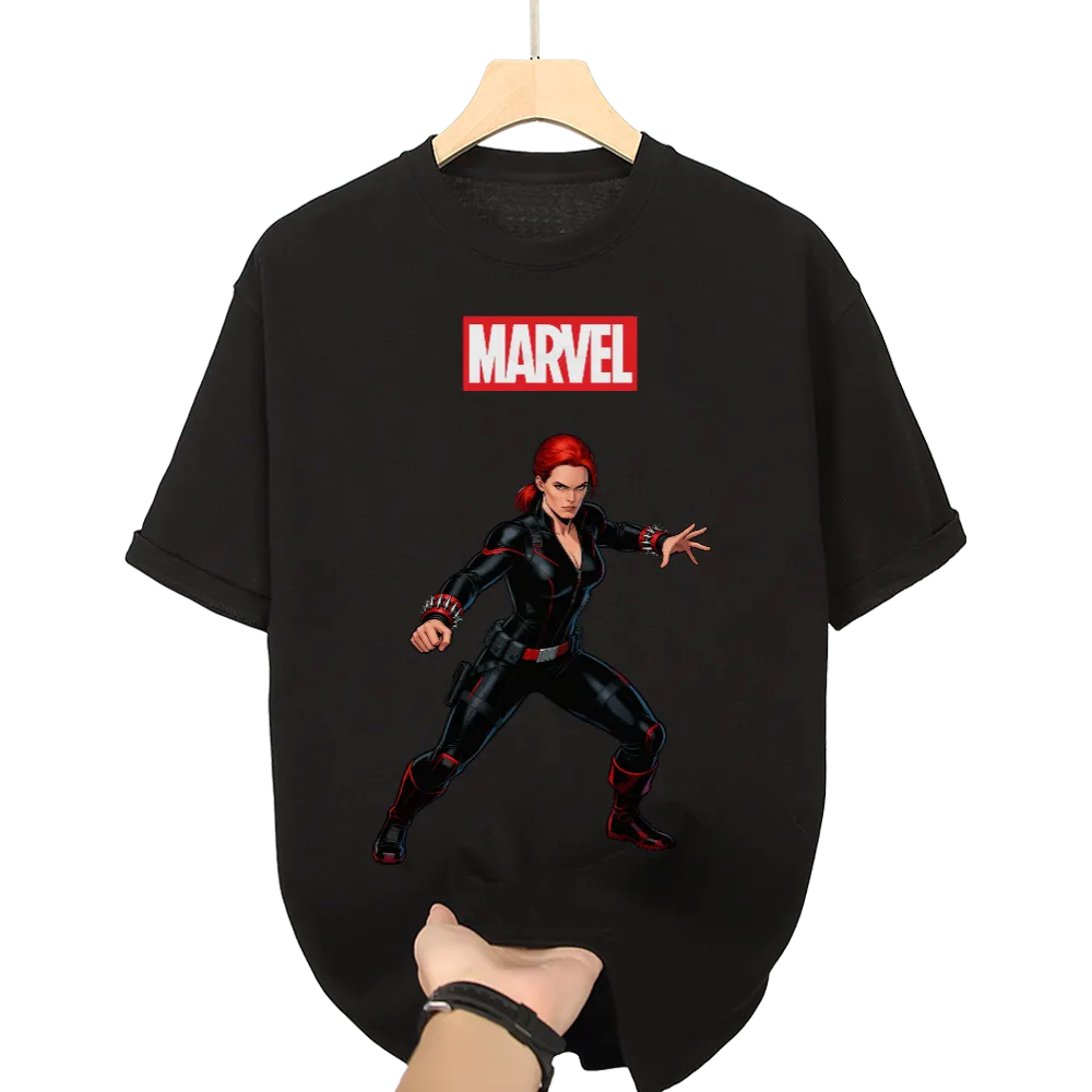 Marvel Black Widow Graphic T - Shirt - Unleash the Grace and Power of the World's Deadliest Spy!