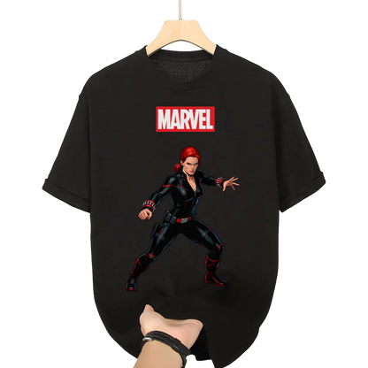 Marvel Black Widow Graphic T - Shirt - Unleash the Grace and Power of the World's Deadliest Spy!