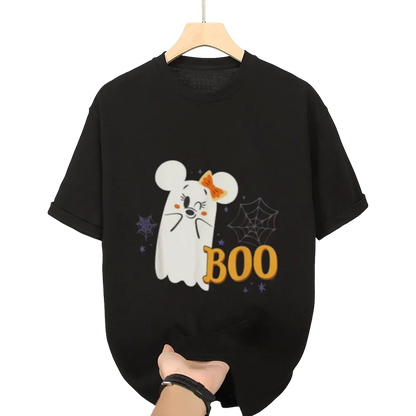 Disney Minnie Mouse Cute Little Ghost Boo Halloween T-Shirt