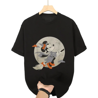 Disney Minnie Mouse Flying Witch Costume Halloween T-Shirt