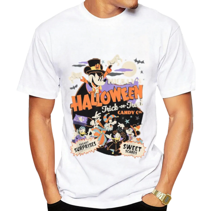 Trendy Mickey Halloween Graphic Tee | Perfect for Spooky Season Vibes
