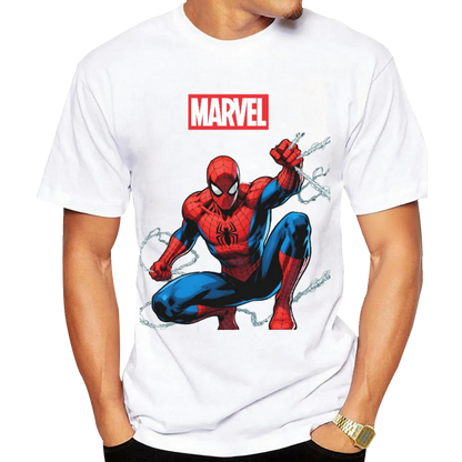 Marvel Spider - Man Graphic T - Shirt - Swing into Action with the Friendly Neighborhood Hero!