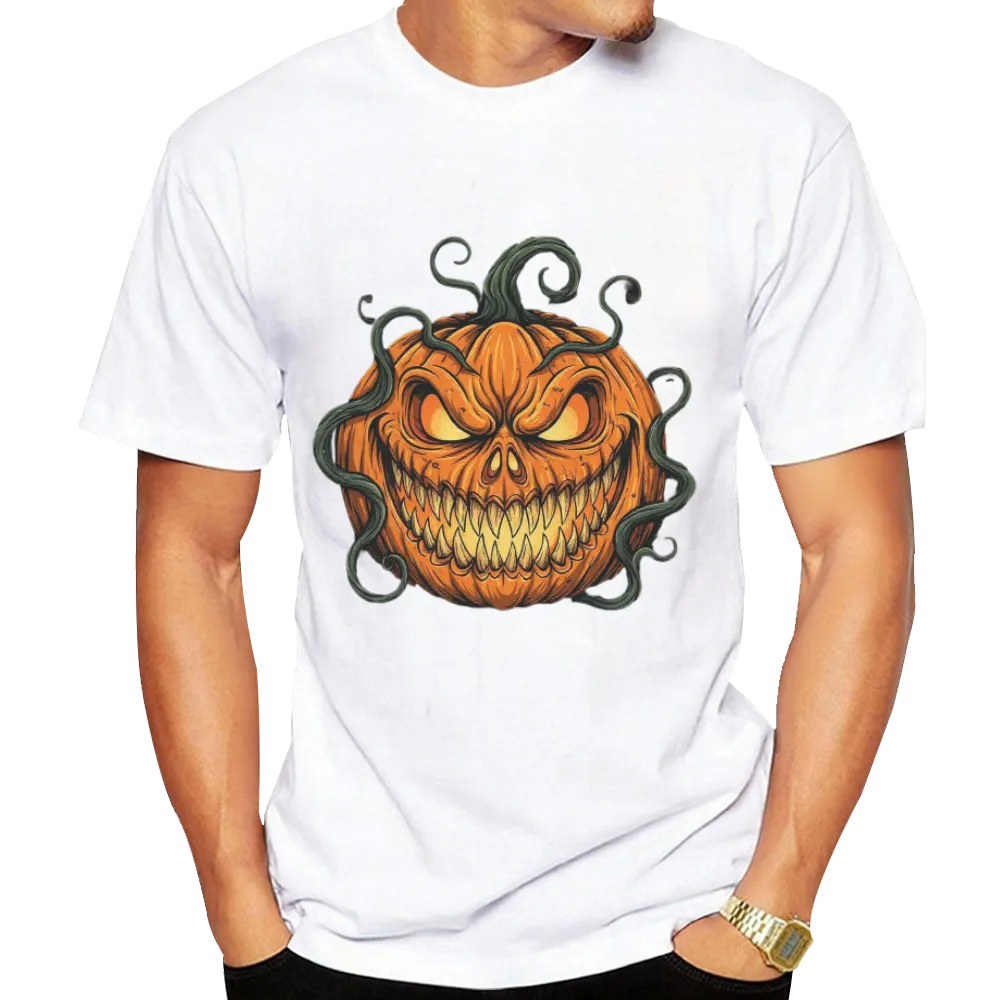 Scary Halloween Pumpkin Graphic Tee