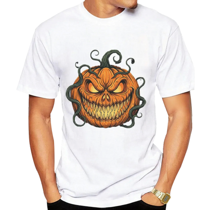 Scary Halloween Pumpkin Graphic Tee
