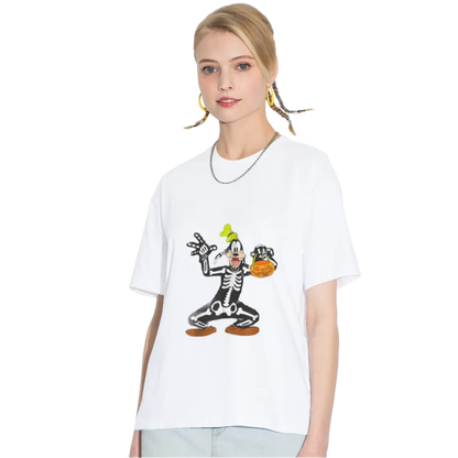 Goofy Skeleton Halloween T-Shirt
