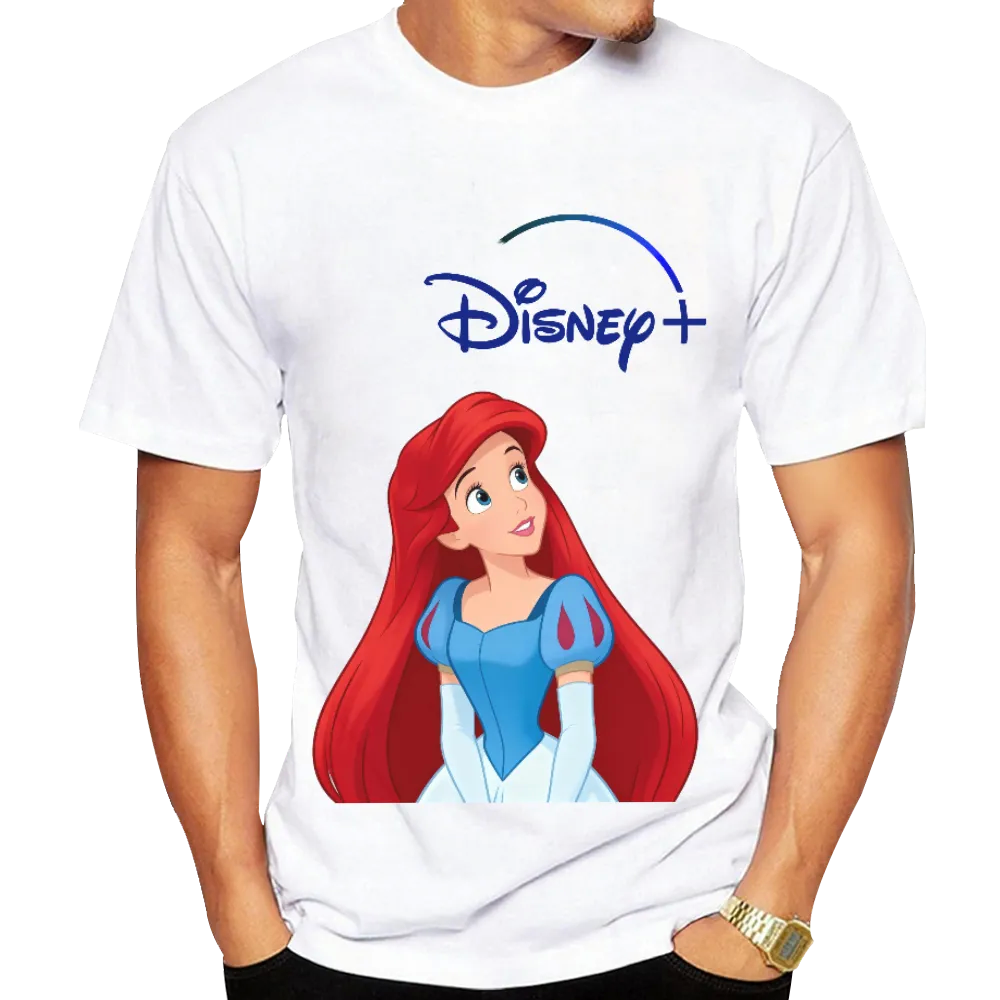 Disney+ The Little Mermaid Ariel Unisex Black T - Shirt