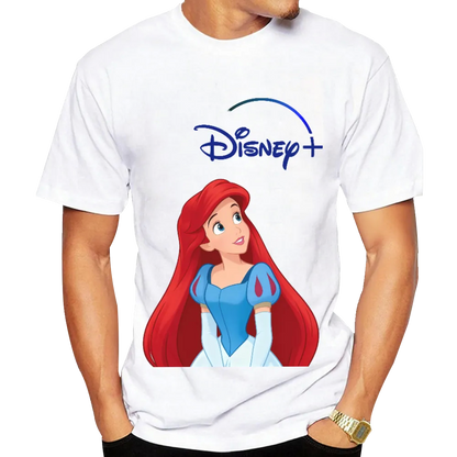 Disney+ The Little Mermaid Ariel Unisex Black T - Shirt