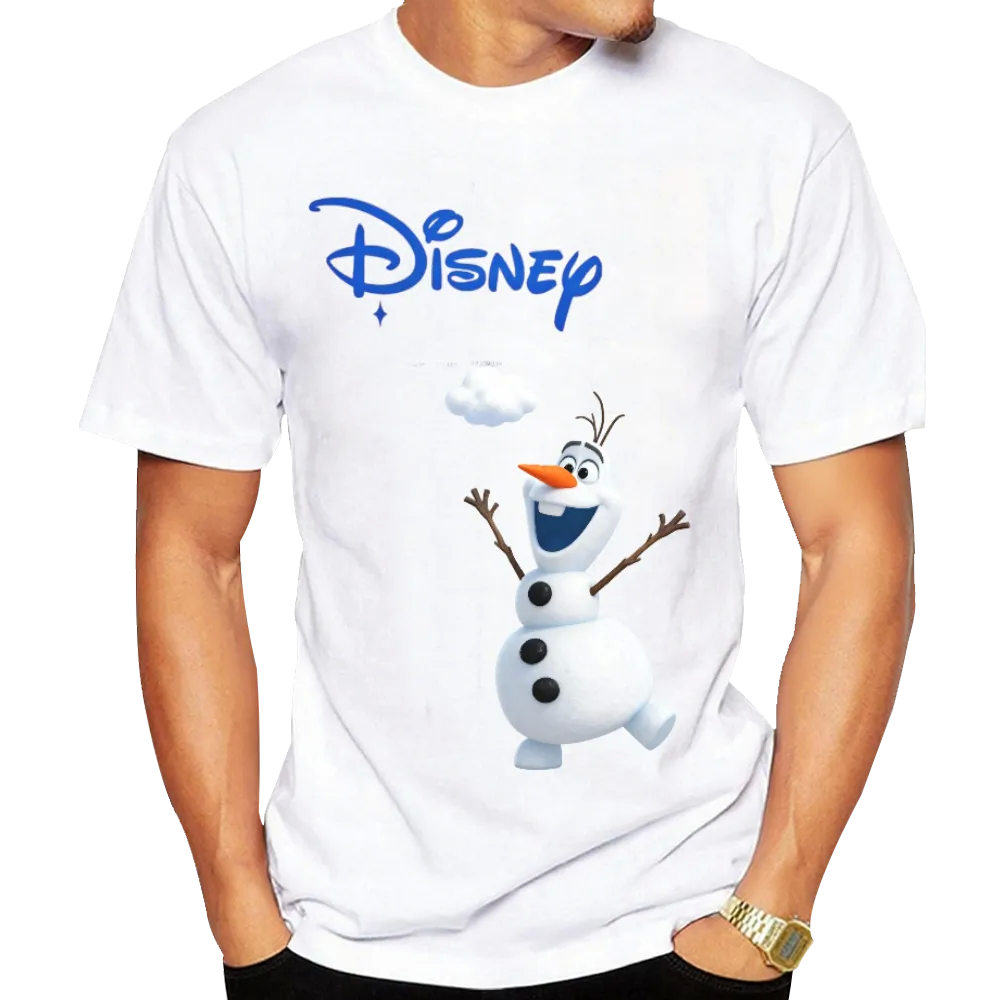 Disney Frozen Olaf Graphic Black Unisex T-Shirt