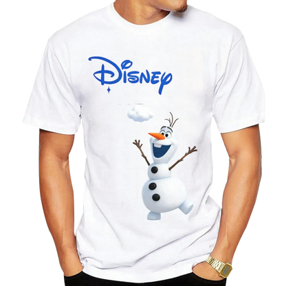Disney Frozen Olaf Graphic Black Unisex T-Shirt