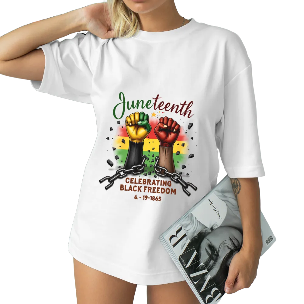Juneteenth Celebration Graphic Tee - Commemorating Black Freedom