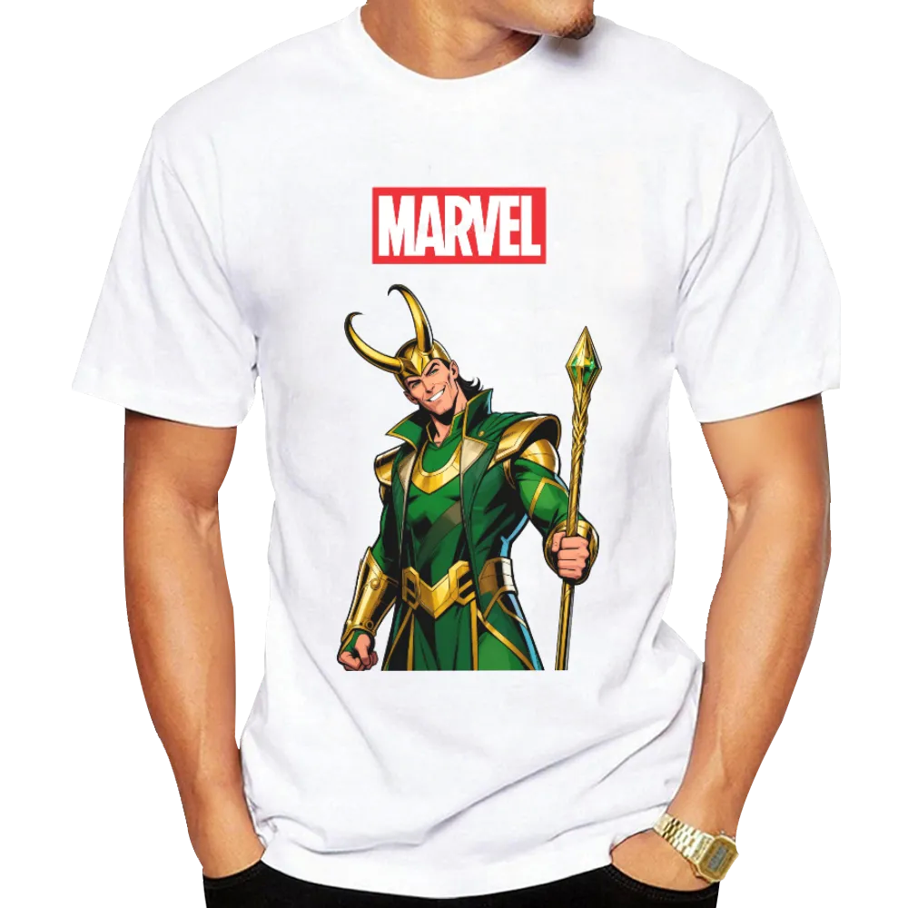 Marvel Loki Graphic T - Shirt - Channel the Mischievous Charm of the God of Mischief!