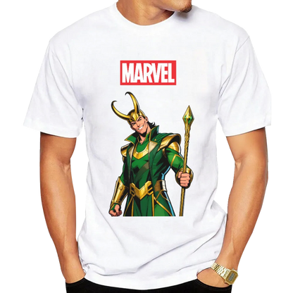 Marvel Loki Graphic T - Shirt - Channel the Mischievous Charm of the God of Mischief!