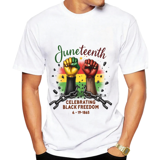 Juneteenth Celebration Graphic Tee - Commemorating Black Freedom
