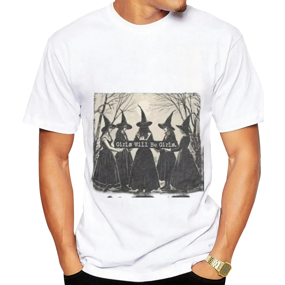 Basic Witch Halloween T Shirt Women Vintage Graphic Coffee Tees Shirt Short Sleeve Casual Funny Halloween Party Shirts