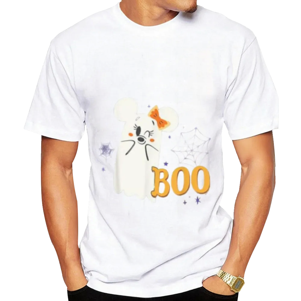 Disney Minnie Mouse Cute Little Ghost Boo Halloween T-Shirt