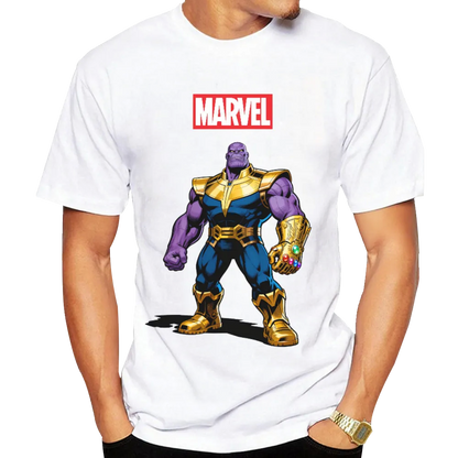 Marvel Thanos Graphic T - Shirt - Wield the Power of the Infinity Gauntlet!