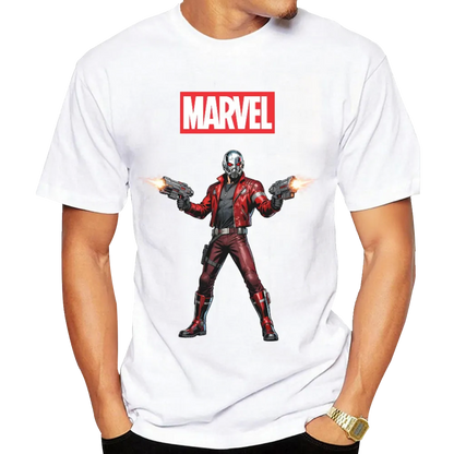 Marvel Star - Lord Graphic T - Shirt - Embrace the Swagger of the Galaxy's Legendary Outlaw!