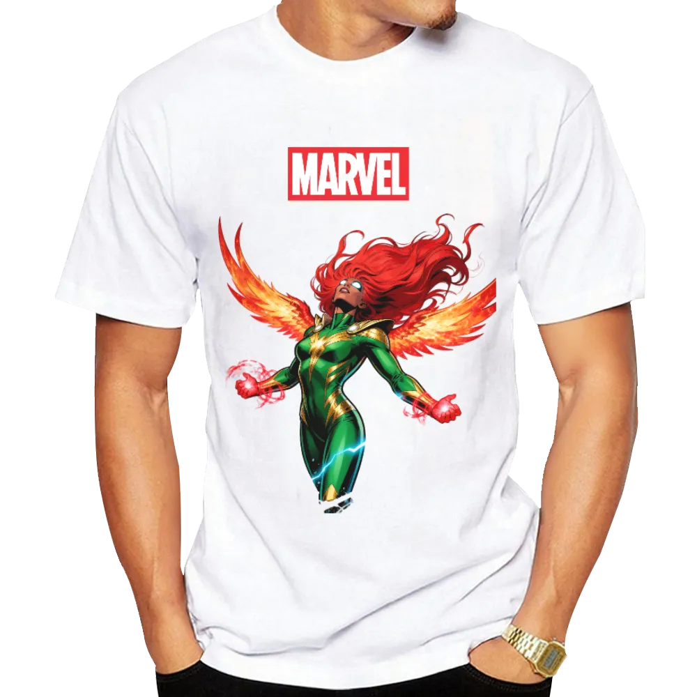 Marvel Phoenix Force Jean Grey Graphic Tee - Unleash the Cosmic Power!