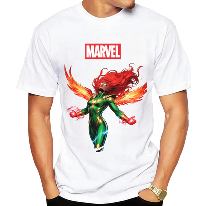 Marvel Phoenix Force Jean Grey Graphic Tee - Unleash the Cosmic Power!