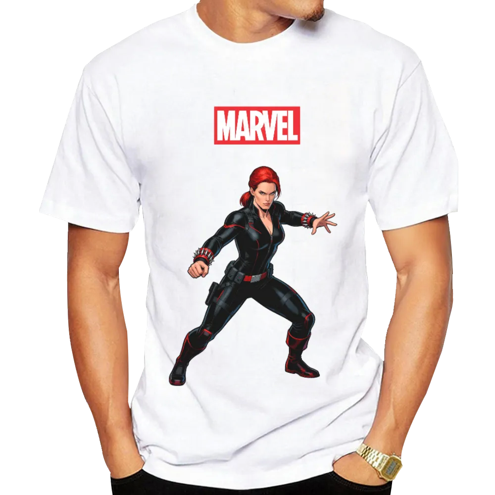 Marvel Black Widow Graphic T - Shirt - Unleash the Grace and Power of the World's Deadliest Spy!