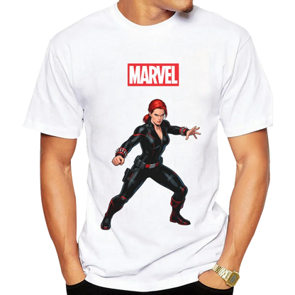 Marvel Black Widow Graphic T - Shirt - Unleash the Grace and Power of the World's Deadliest Spy!