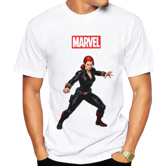 Marvel Black Widow Graphic T - Shirt - Unleash the Grace and Power of the World's Deadliest Spy!