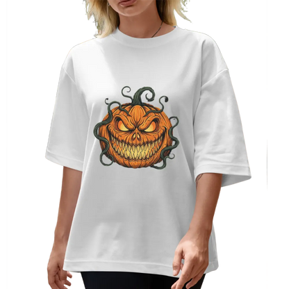 Scary Halloween Pumpkin Graphic Tee