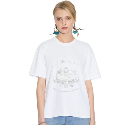 Disney Villains Bad Witches Club Group Shot Vintage T-Shirt
