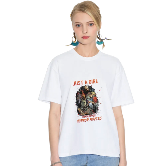 Halloween Graphic & Letter Print T-Shirt, Casual Short Sleeve Top For Spring & Summer