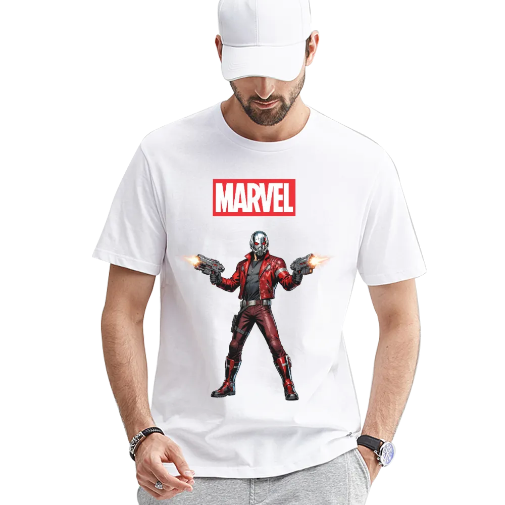 Marvel Star - Lord Graphic T - Shirt - Embrace the Swagger of the Galaxy's Legendary Outlaw!