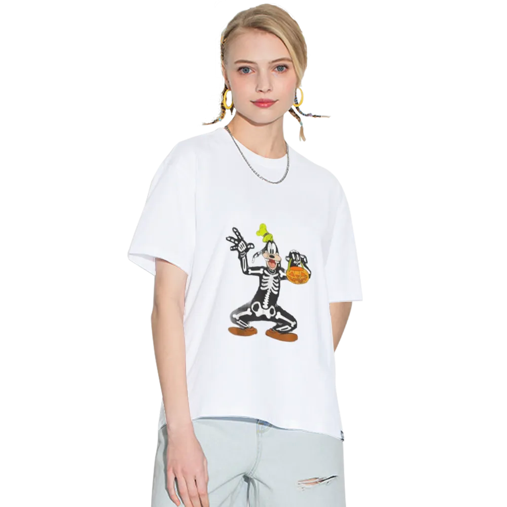 Goofy Skeleton Halloween T-Shirt