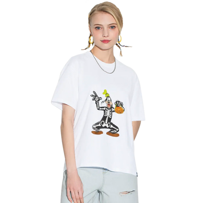 Goofy Skeleton Halloween T-Shirt
