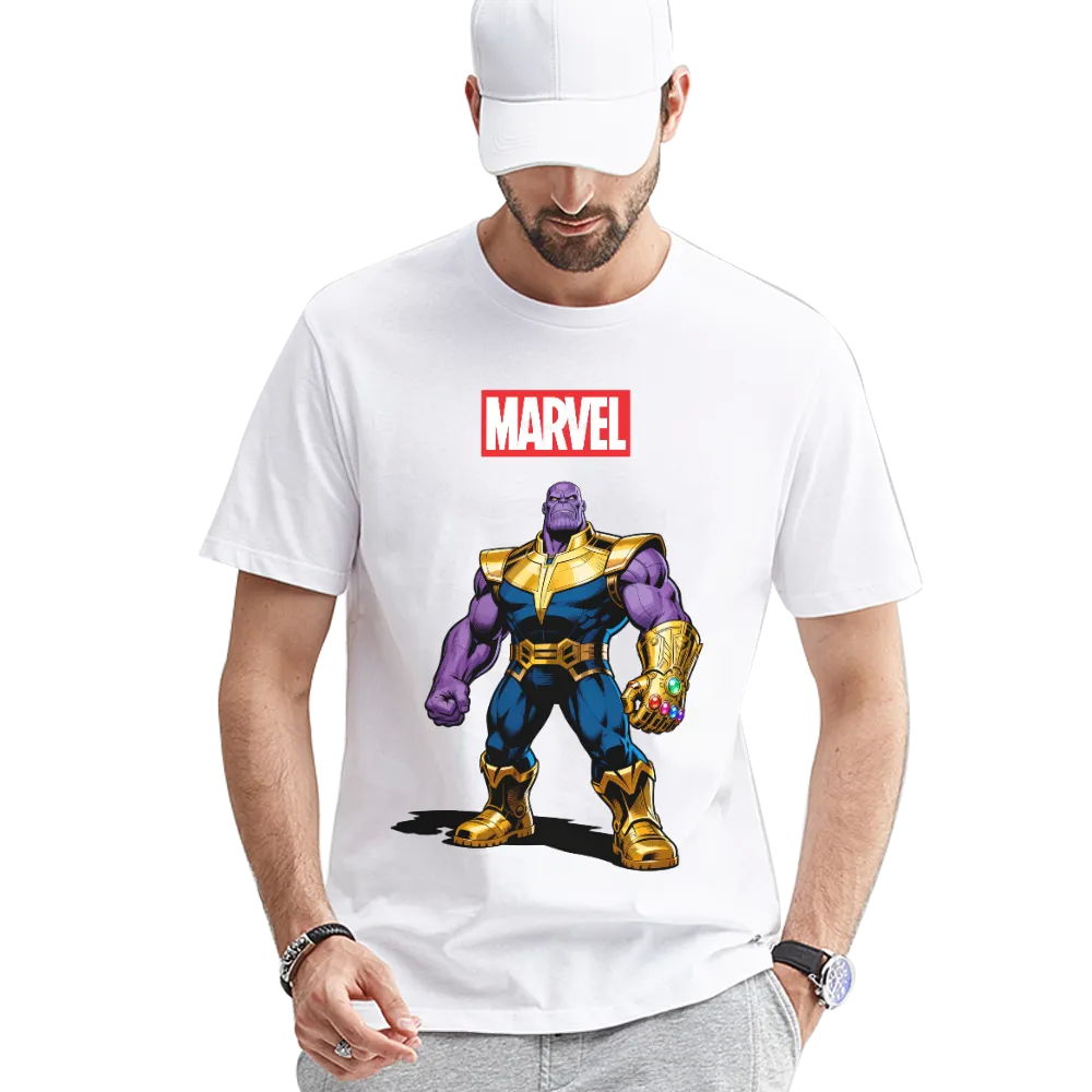 Marvel Thanos Graphic T - Shirt - Wield the Power of the Infinity Gauntlet!
