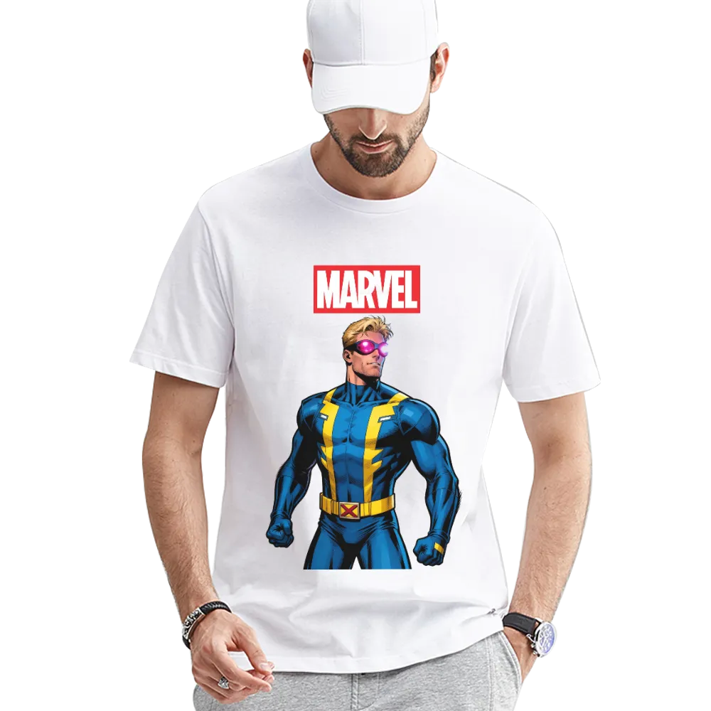 Marvel Cyclops Graphic T - Shirt - Embrace the Optic Blast Power!