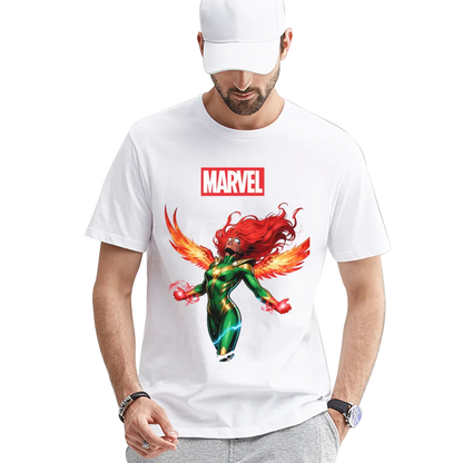 Marvel Phoenix Force Jean Grey Graphic Tee - Unleash the Cosmic Power!