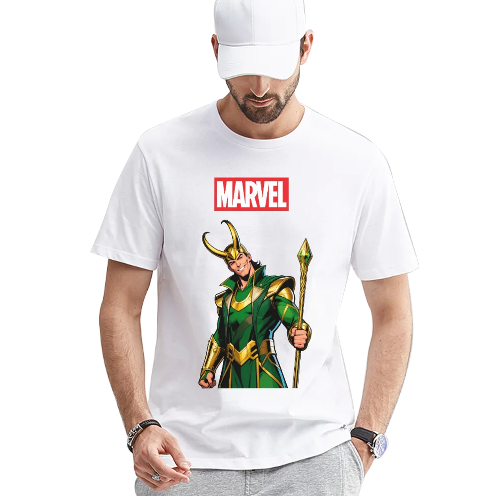 Marvel Loki Graphic T - Shirt - Channel the Mischievous Charm of the God of Mischief!