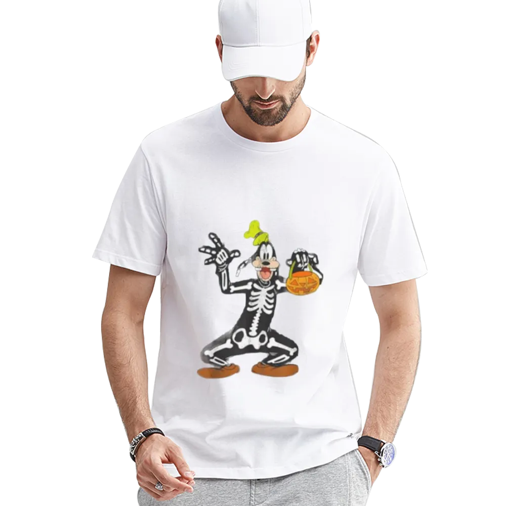 Goofy Skeleton Halloween T-Shirt