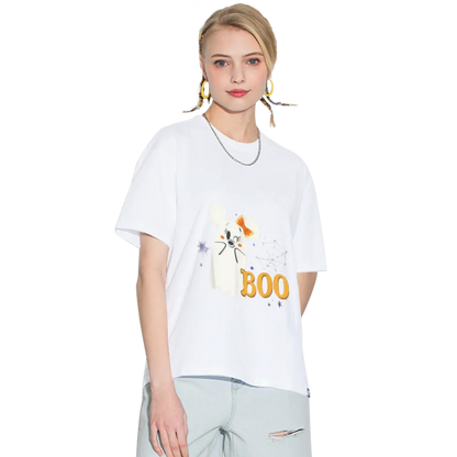 Disney Minnie Mouse Cute Little Ghost Boo Halloween T-Shirt