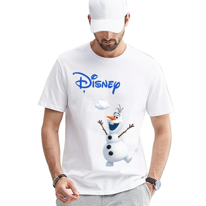 Disney Frozen Olaf Graphic Black Unisex T-Shirt