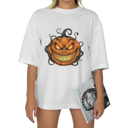 Scary Halloween Pumpkin Graphic Tee
