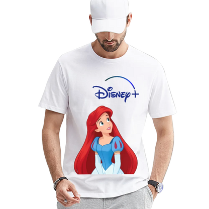 Disney+ The Little Mermaid Ariel Unisex Black T - Shirt