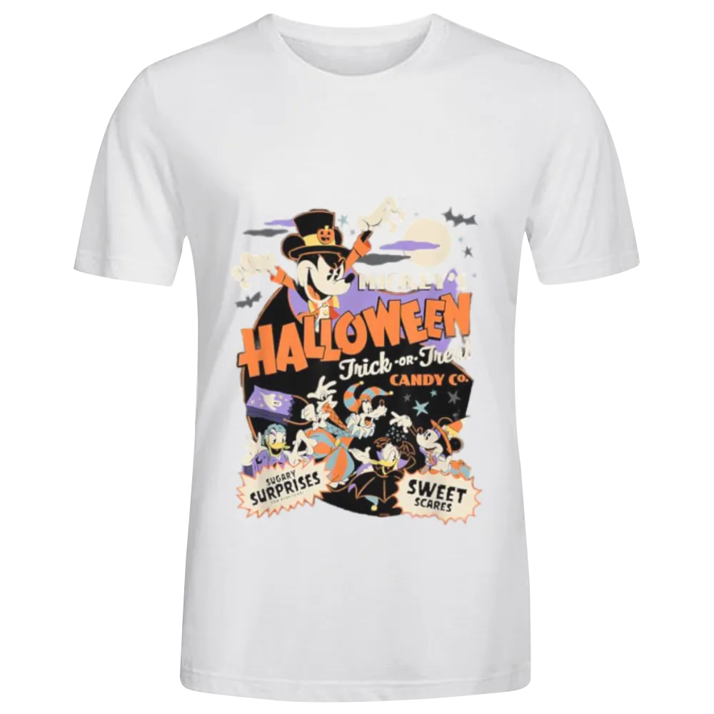 Trendy Mickey Halloween Graphic Tee | Perfect for Spooky Season Vibes