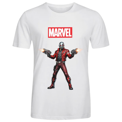 Marvel Star - Lord Graphic T - Shirt - Embrace the Swagger of the Galaxy's Legendary Outlaw!