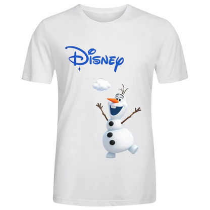 Disney Frozen Olaf Graphic Black Unisex T-Shirt